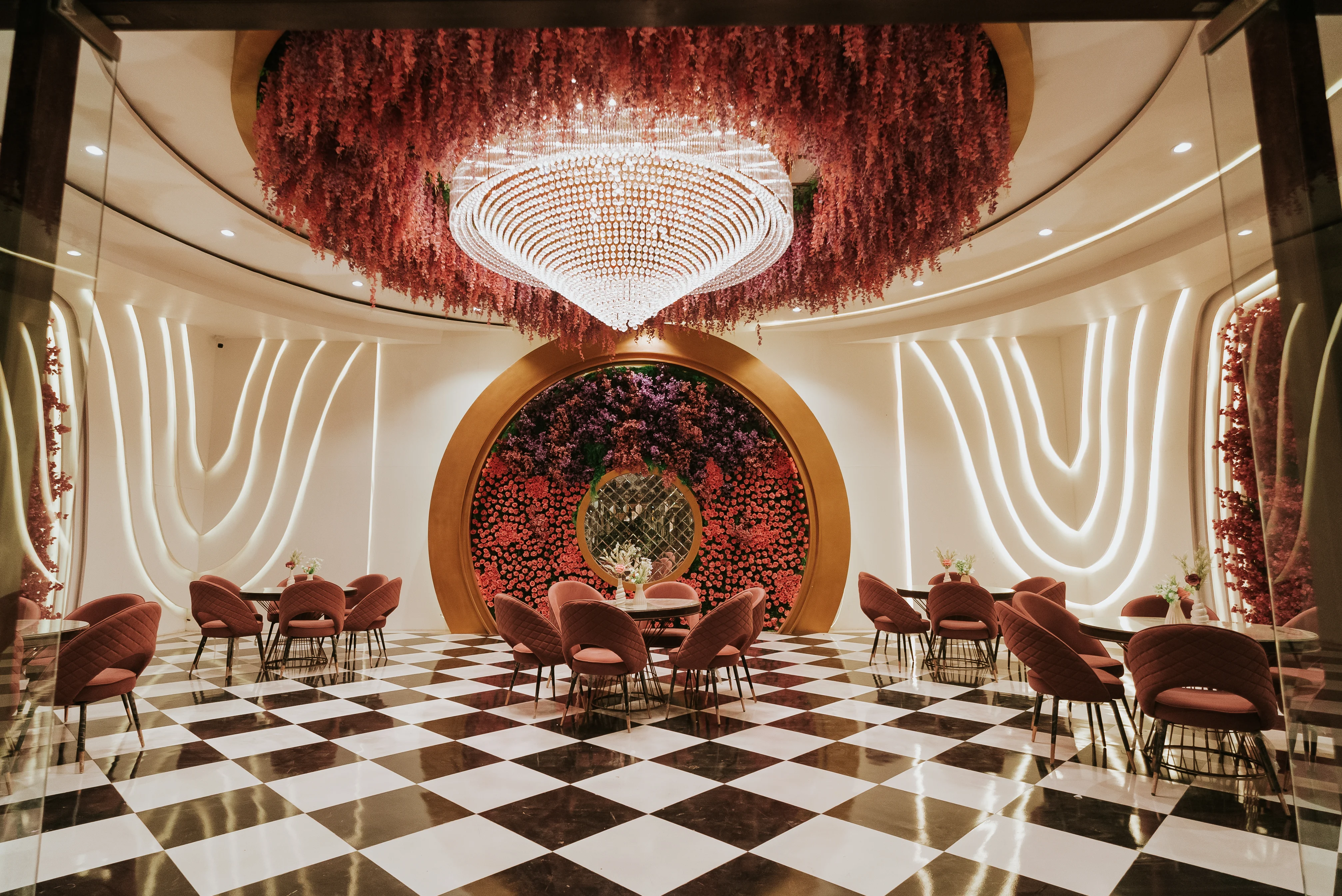 The Zora Sapphire lawn interior