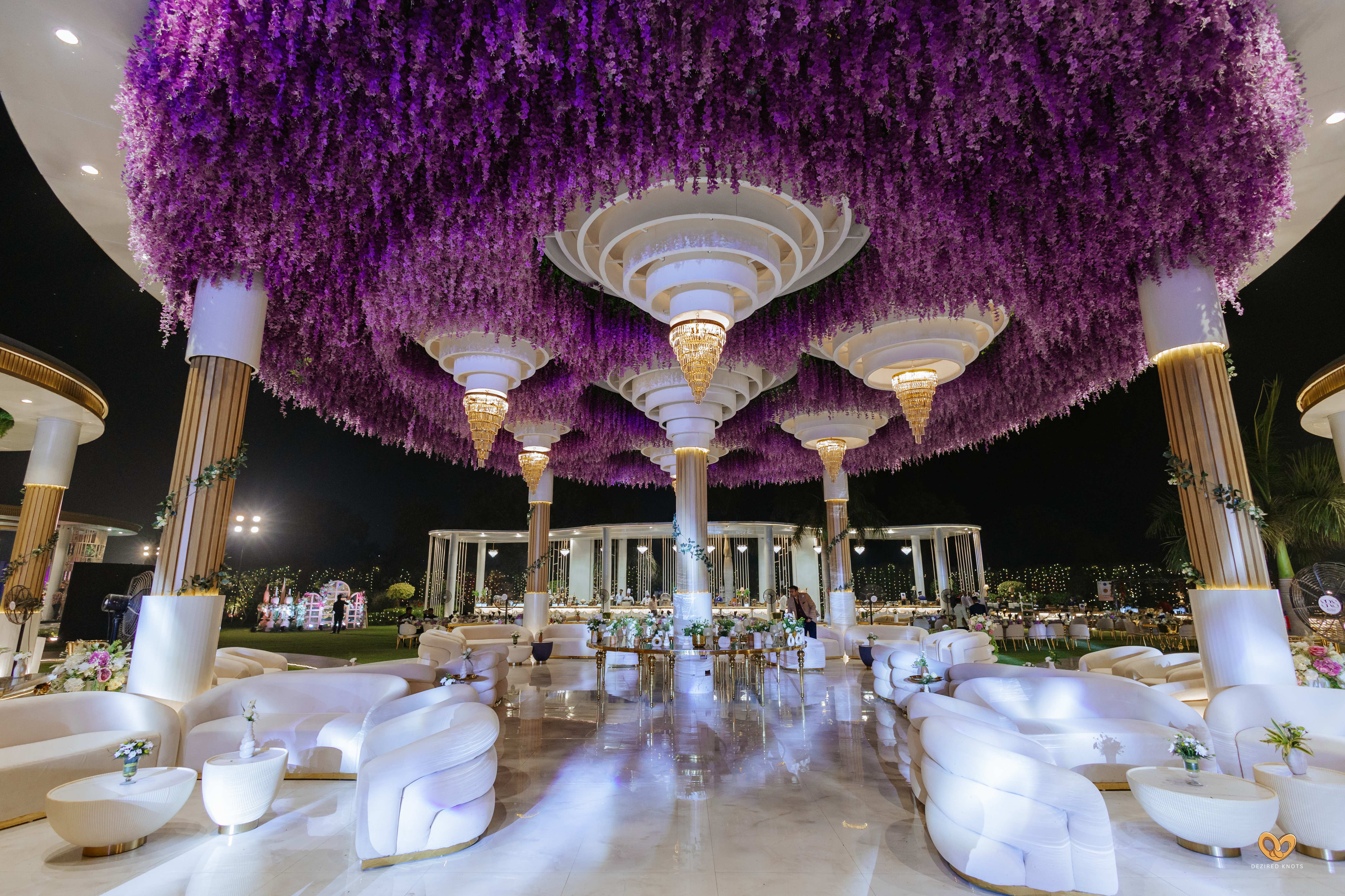 Open canvas venue space at Zoya Palace